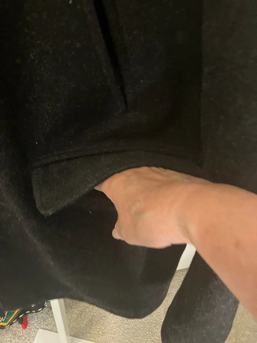 J. Crew Men's university coat.